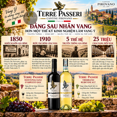 Rượu Vang Đỏ Terre Passeri - Ý - Montepulciano D'Abruzzo - 12,5% - 750ml