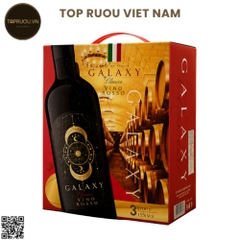 Rượu Vang Túi Galaxy Classico Vino Rosso - Ý - Blended - 15% - 3000ml