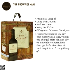 Rượu Vang Túi Santa Chilena  - Chile - Merlot - 13,5% - 3000ml