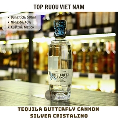 Tequila Butterfly Cannon Silver Cristalino - 500ml - 40% - Mexico