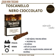 Xì Gà Toscano Toscanello Nero Cioccolato - 5 Điếu - Ý