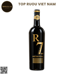 Rượu Vang Đỏ R7 Gold Primitivo Limited Edition - Ý - Puglia - 15% - 750ml