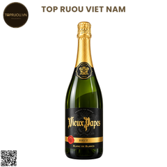 Vang Nổ Vieux Papes Brut - Pháp - Blanc de Blancs - 11% - 750ml