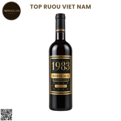 Rượu Vang Đỏ 1983 Bordouxe - Cabernet Sauvignon & Merlot - Pháp - 13.5% - 750ml