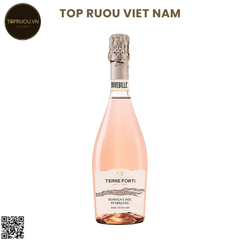 Vang Nổ Terre Forti Novebolle Romagna Rose - Ý - Sangiovese, Merlot - 11.5% - 750ml