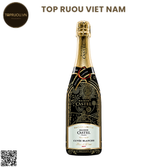 Vang Nổ Maison Castel Cuvee Blanche Blanc De Blancs Sparkling Brut (Limited Edition) - Pháp - Chardonnay - 12% - 750ml
