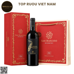 Hộp Quà Rượu Vang Đỏ Vindoro Negroamaro (Kèm Túi Hãng) - Ý - Negroamaro - 15% - 750ml