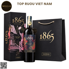 Hộp Rượu Đơn Vang Đỏ 1865 Selected Master Blend - Chile - Cabernet Sauvignon, Malbec, Syrah, Petit Verdot - 14% - 750ml