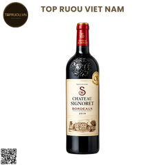 Rượu Vang Đỏ Chateau Signoret Bordeaux 2018 - Pháp - 13.5% - 750ml