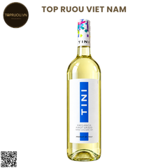 Rượu Vang Trắng Tini Grecanico Pinot Grigio Terre Siciliane - Ý - Grecanico, Pinot Grigio - 12% - 750ml