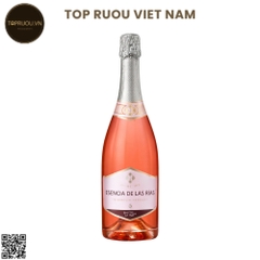 Vang Nổ Không Cồn Rose Esencia De Las Rias Sparkling 750ml - 0% - Tây Ban Nha