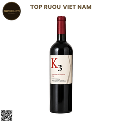 Vang Đỏ K3 - Chile - Cabernet Sauvignon - 13,5% - 750ml