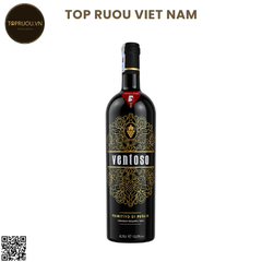Vang Đỏ Ventoso Primitivo di Puglia - Ý - Pimitivo - 18% - 750ml