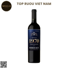 Vang Đỏ 1970 Bordeaux - 750ml - 13,5% - Pháp - Cabernet Sauvignon & Merlot  