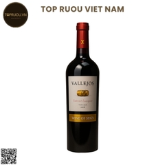 Vang Đỏ Vallejos - Tây Ban Nha - Cabernet Sauvignon - 13,5% - 750ml
