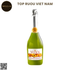 Nước Ép Có Gas VOVA Peach 750ml - 0% - Tây Ban Nha