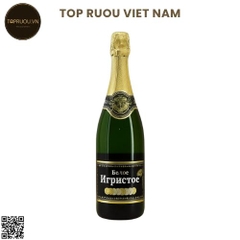 Vang Nổ Sâm Banh Nga Белое Игристое white Wine 750ml - 12% -Nga (9 Đồng Tiền)