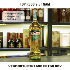 Vermouth Cinzano Extra Dry 1000ml - 18% - Ý