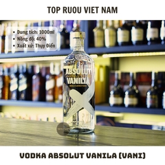 Vodka Absolut Vanila (Vani) - 1000ml - 40% - Thụy Điển