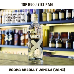Vodka Absolut Vanila (Vani) - 1000ml - 40% - Thụy Điển
