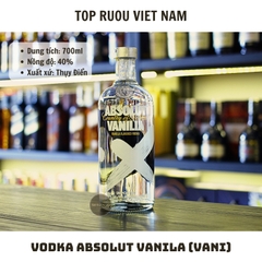 Vodka Absolut Vanila (Vani) - 700ml - 40% - Thụy Điển