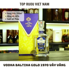 Vodka Baltika Gold 1970 - 700ml - 40% - Pháp
