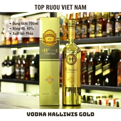 Vodka Halliwis Gold - 700ml - 40% - Pháp