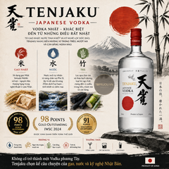 Vodka Tenjaku 700ml - 40% - Nhật Bản