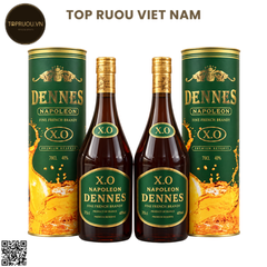 Combo 2 Chai Brandy XO Dennes Napoleon (Dạng Chai) - 700ml - 40% - Pháp
