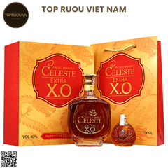 Brandy XO Celeste Extra (Kèm Túi Giấy Hãng) - 700ml - 40% - Pháp