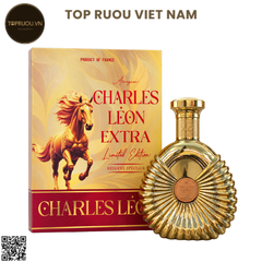 Brandy XO Charles Leon Extra Gold (Kèm Túi Giấy Hãng) - 700ml - 40% - Pháp