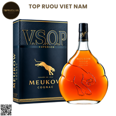 Cognac Meukow VSOP (Hộp thiếc) - 700ml - 40% - Pháp