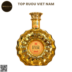 Brandy XO Ballon Extra Gold - 700ml - 40% - Pháp (Không Hộp - Không Ly)