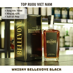 Whisky Bellevoye Edition Tourbee (Tem Đen) - 700ml - 43% - Pháp