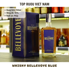 Whisky Bellevoye Finition Grain Fin (Tem Xanh) - 700ml - 40% - Pháp