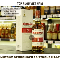 Whisky Benromach 15 Single Malt - 700ml - 43% - Scotland