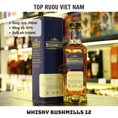Whisky Bushmills 12 Years Single Malt 700ml - 40% - Ireland