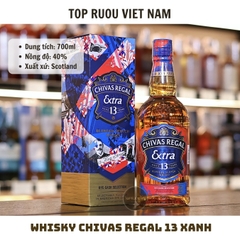 Whisky Chivas Regal 13 Xanh - 700ml - 40% - Scotland