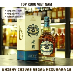 Whisky Chivas Regal 18 Mizunara - 700ml - 40% - Scotland