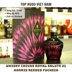 Whisky Chivas Royal Salute 21 Harris Reeded Fuchsia - 700ml - 40% - Scotland