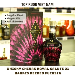 Whisky Chivas Royal Salute 21 Harris Reeded Fuchsia - 700ml - 40% - Scotland