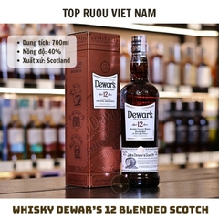 Whisky Dewar's 12 Years Blended Scotch - 700ml - 40% - Scotland