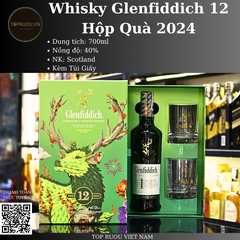 Whisky Glenfiddich 12 Hộp Quà F24 - 700ml - 40% - Scotland