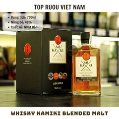 Whisky Kamiki Blended Malt - 500ml - 48% - Nhật Bản