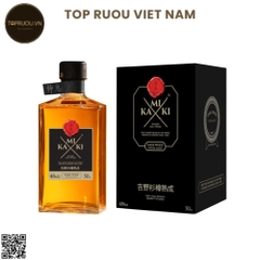 Whisky Kamiki Intense Wood - Black - 500ml - 48% - Nhật Bản