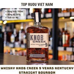 Whisky Knob Creek 9 Years Kentucky Straight Bourbon - 700ml - 50% - Mỹ