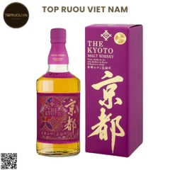 Whisky Kyoto Nishijin Ori Murasaki-Obi (Purple - Malt - American White Oak) - 700ml - 43% - Nhật Bản