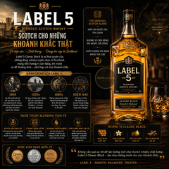 Whisky Label 5 Classic Black - 700ml - 40% - Scotland