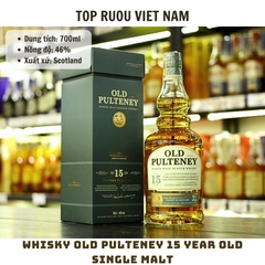 Whisky Old Pulteney 15 Year Old Single Malt - 700ml - 46% - Scotland