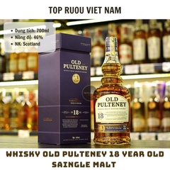 Whisky Old Pulteney 18 Year Old Single Malt - 700ml - 46% - Scotland